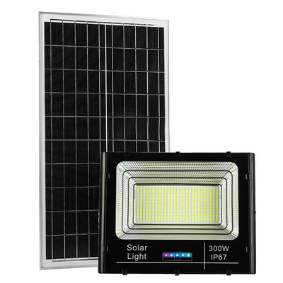 Đèn lũ năng lượng mặt trời được nâng cấp Đèn LED 25W 40W 60W 100W 200W 300W có đèn báo pin